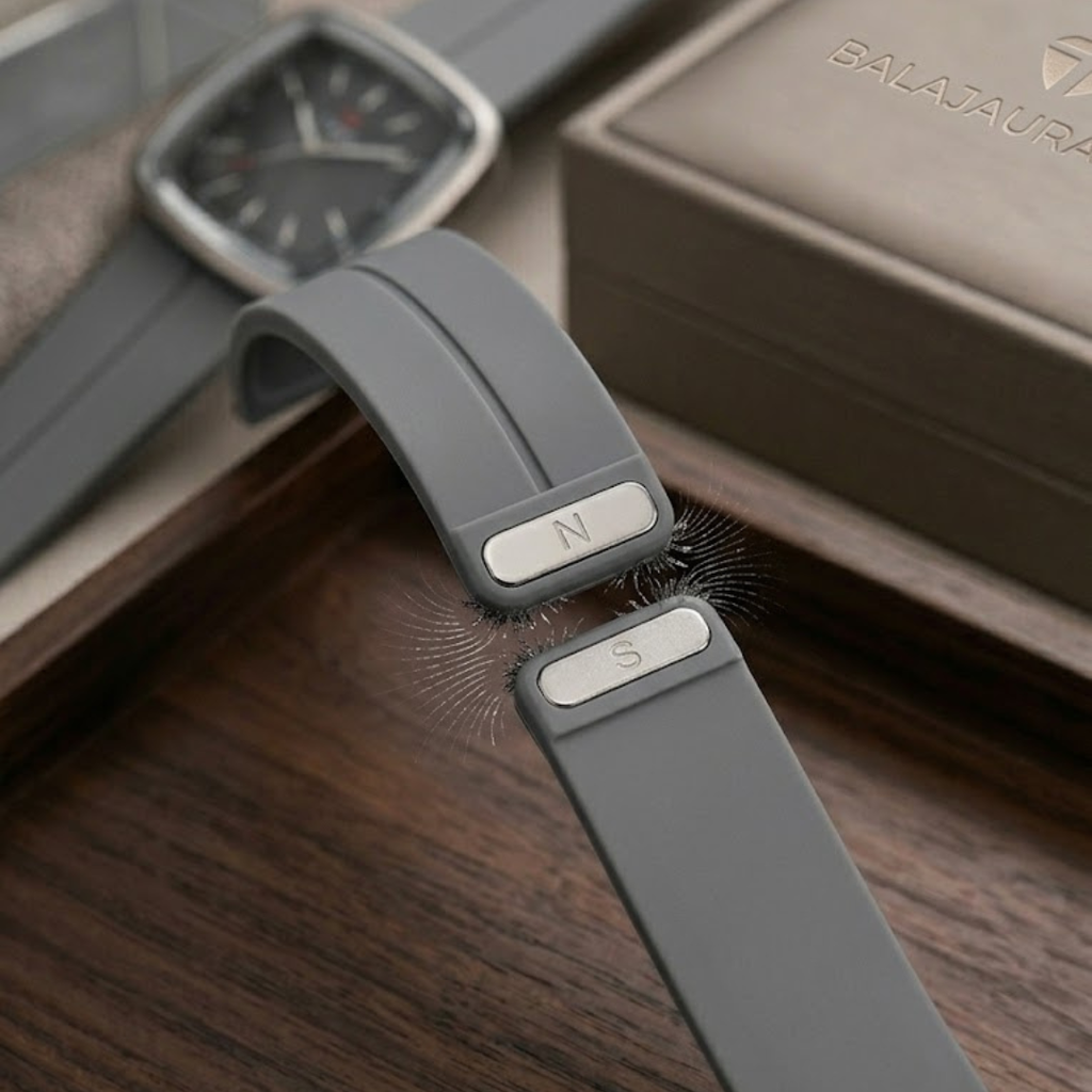 TOMI Square Watch | Silicone Strap with Magnetic Lock | Free Delivery